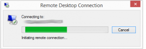 RDP Initiating Remote Connection